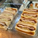 洋食いしだ - おみや用に拵えてもらったカツサンド500円