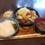 中華・喫茶　シルク - 2017年9月　酢豚定食（850円）