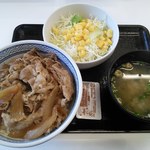 Yoshinoya - 牛丼並Aセット@380+130