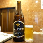 中国酒家 大三元 - ビールは黒ラベルをチョイス