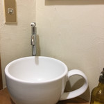 DECO - お手洗い！洗面台がコーヒーカップ！！