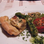 仏蘭西家庭料理アッシュ - 自家製ベーコンと牛蒡のキッシュ