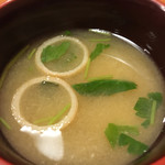 米沢牛 登起波 - 味噌汁