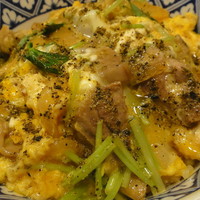 八起庵 丸太町本店 - 軍鶏丼2700円・軍鶏丼