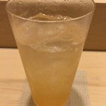 旬菜 おぐら家 - あらごし梅酒ソーダ