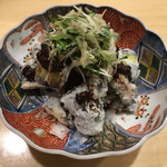 旬菜 おぐら家 - 新秋刀魚と秋茄子揚げ