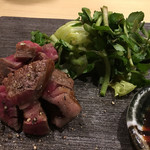 旬菜 おぐら家 - 尾崎牛のヒレ炭火焼き