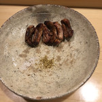 旬菜 おぐら家 - 青鰻肝焼き