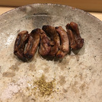 旬菜 おぐら家 - 青鰻肝焼き