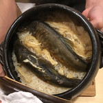 旬菜 おぐら家 - 那珂川天然鮎の炊込みご飯