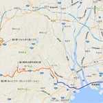 Okueigenji keiryuunosato - 今回の観光ルート
