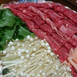 ミートたつみ - 桜肉のすき焼き（３人前）