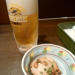 牛たん炭焼き 利久 仙台駅店 - 生ビール
