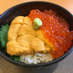 うに むらかみ - 二色丼