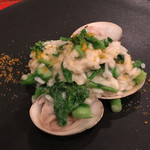 D'ORO - リゾット 蛤 菜の花 カラスミ