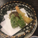 関所茶屋 - 天ぷら(お好みで)単品注文できます