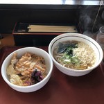 山田うどん - Ｈ29.8　小かき揚げ丼セット