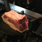 らんぷ亭 - こっちは塊をロースト