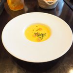 Les　pif　et　dodine - 本日のランチ 1000円 の南瓜の冷製クリームスープ