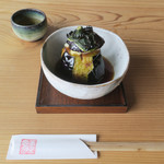 戸隠産丸なすの揚げ浸し