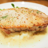 Les Jardin des dodine - 本日のランチ 1000円 の豚ロースのソテー マスタードソース マッシュポテト添え