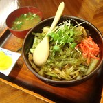 あけぼの - 同行者が頼んだ野菜炒め丼　750円、これ美味しそうでしたがん！　