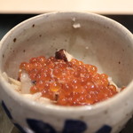 味あら井 - 松茸土鍋ご飯 いくら乗せ