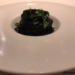 カーサ・デル・チーボ - ､『槍烏賊』の墨煮の冷製スパゲッティー二