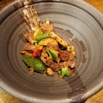 十彩 - 黒毛和牛と彩り野菜のチンジャオロース