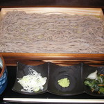 Yamagata Soba To Binchoutan Aburishuka Ebisu Tei - げそ天ぷら板そば