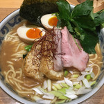 銀座 風見 - 酒粕濃厚そば 大盛り