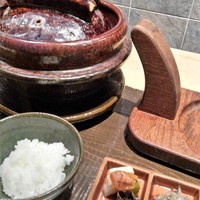 りょうり屋 くどう - 土鍋ご飯　香の物・生シラス