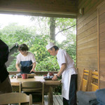 季節の素材 手打ちそば 岳 - 蕎麦職人もお片付け