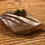 鮨 鈴木 - 【４月】出水産真鯵