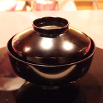 にくの匠 三芳 - フカヒレ、冬瓜椀 テール出汁