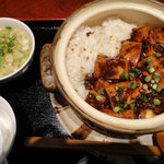 健康中華 青蓮 - 麻婆豆腐土鍋ご飯