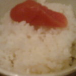 ごはん家椒房庵　明太子のせご飯