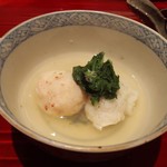 銀座 しのはら - 蟹真丈と鱧