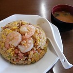 台湾料理 來來香 - エビ炒飯　600円