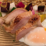 饗 くろ喜 - 冷やし煮干し納豆和えそば トッピングアップ（饗 くろ㐂） 2017.9