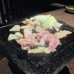 地鶏料理専門店 無玄 - 焼きます。