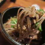 手打ち蕎麦 ほかげ - 鴨せいろ啜る