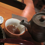 手打ち蕎麦 ほかげ - 蕎麦湯を楽しむ