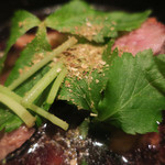 手打ち蕎麦 ほかげ - 鴨せいろ啜る