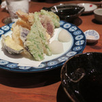 手打ち蕎麦 ほかげ - 野菜天婦羅