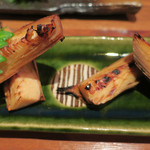 手打ち蕎麦 ほかげ - 焼き筍（三重）　ズームアップ