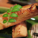 手打ち蕎麦 ほかげ - 焼き筍（三重）　ズームアップ