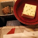Hashima - 卵豆腐、茄子の煮びたし