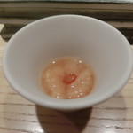 鮨 巳之七 - 大分産鱧の真子 、自家製出汁