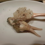 あげまき貝リゾット